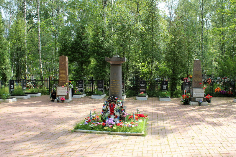 План колпинского городского кладбища
